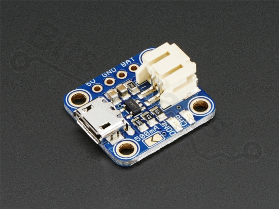Charger for LiIon/LiPoly batteries MicroUSB - Adafruit 1904